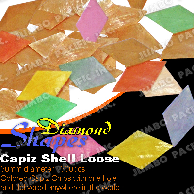 Colored Capiz Chips